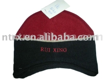 knitted hat with pom