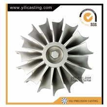 vacuum casting inconel 738lc turbojet engine parts turbine wheel NGV