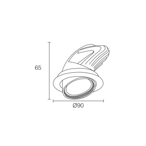 LEDER Lighting Science 7W Downlight LED