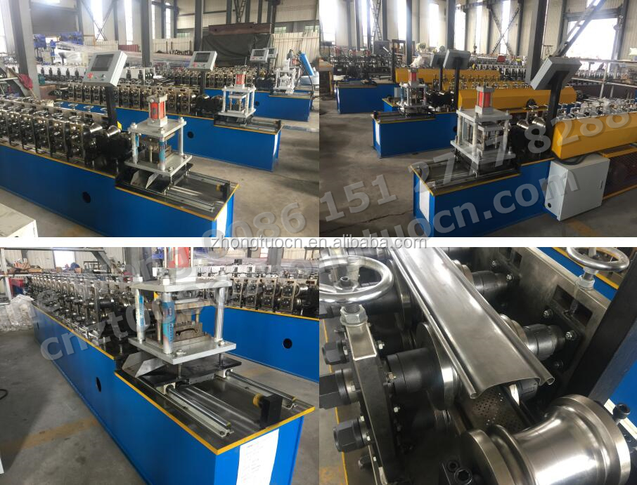 Rolling shutter door cold roll forming machine