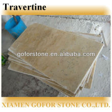 Beige travertine stone