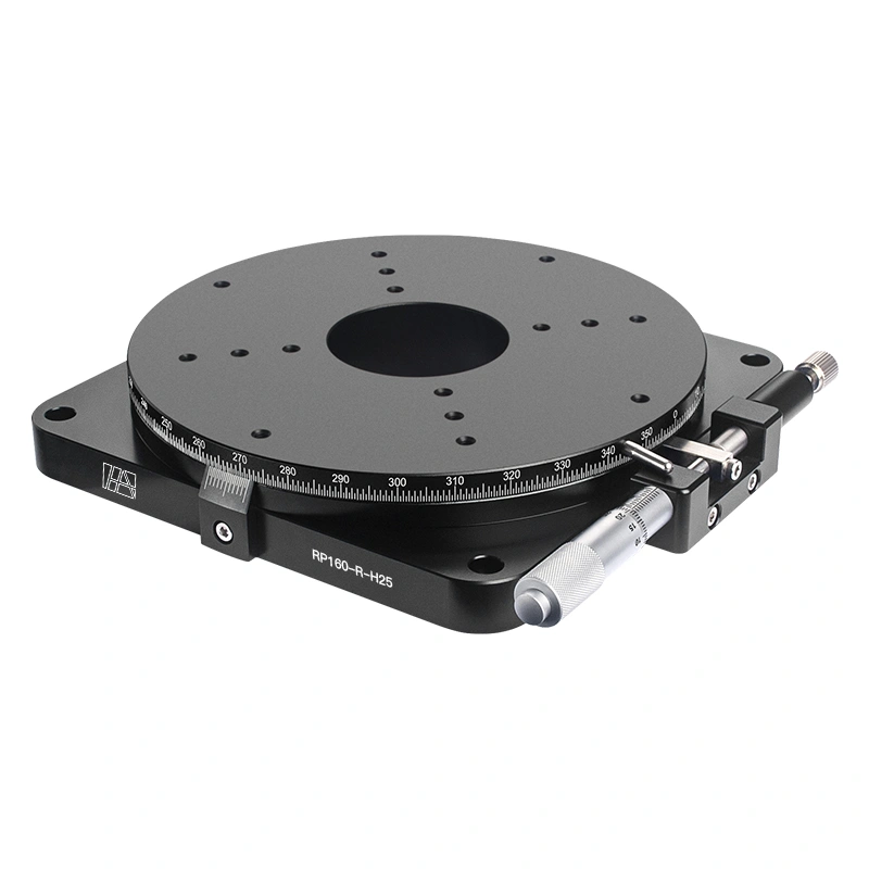 160mm Precision Aluminum Alloy Optical Manual Rotary Stage China