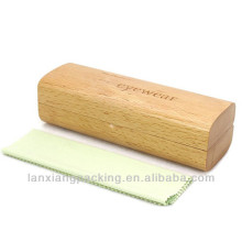 Wood glasses case