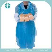 Plastic disposable barber apron