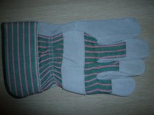 10''cow split leather glove