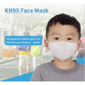 Masque facial non tissé blanc à 3 couches jetable pour enfants