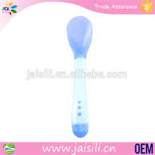 Wholesale Plastic Spoon Temperature Sensing Baby Spoon