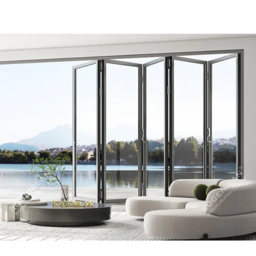 High Quality Hurricane Impact Aluminum Bifold Doors