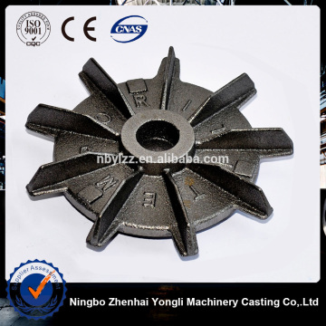 Agricultural machinery pig iron impeller,agriculture machine pig iron parts HT200,ductile iron agricultural iron gear