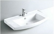 Ceramic bathroom washbasin
