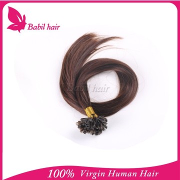 raw hair bundle 100 keratin tip human hair extension for white people