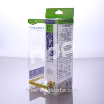 delicate custom offer pet pvc box plastic packaging box mailing