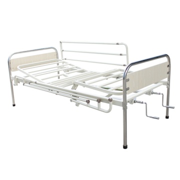 Two-joint Manual Metal Hospital Bed