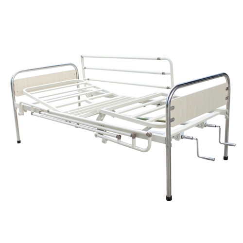 Cama de metal manual de duas articulações