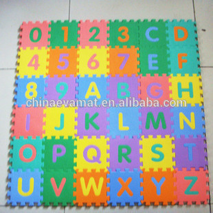 EVA Educational Puzzles/EVA Alphabet Puzzle/EVA Interlocking Educational Puzzle Mat