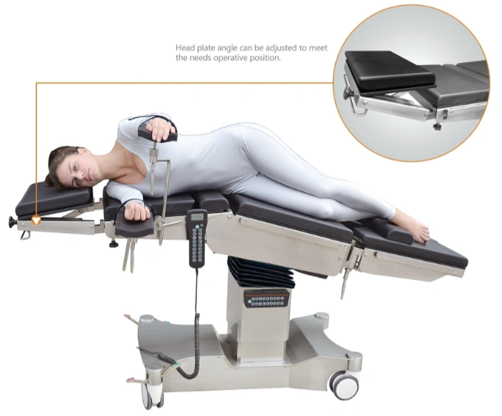 Operation Bed for Endoscopic Stainless Steel Multifunctional Electric Ot Table