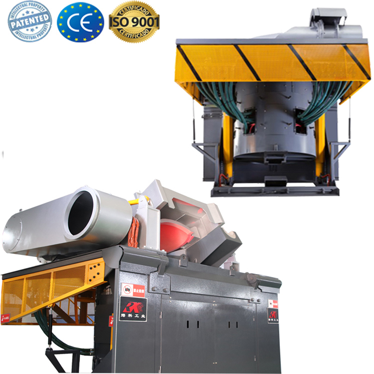 Iron scrap induction melting furnace for sale