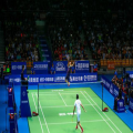 Tikar Lantai Gelanggang Badminton Anti-gelincir BWF gelanggang badminton lantai berkualiti baik