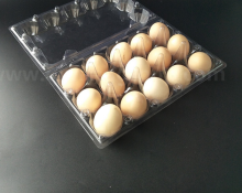 Plastic PVC egg container box