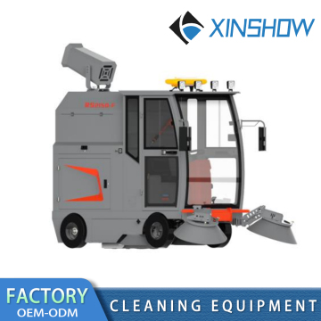 Ground vehicle road sanitation driving type cleaning vehicle