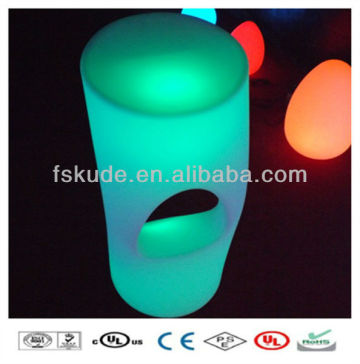 Glowing Smart LED furniture, lighted bar chair, Led Bar Chair