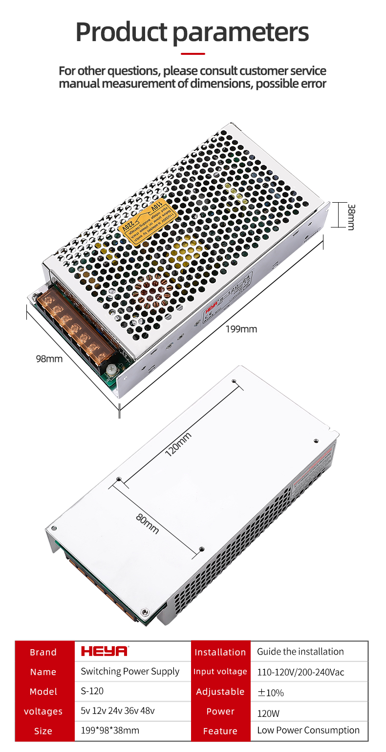 Constant Current LED Lighting Driver High-frequency cctv power supply 12v Switching Power Supply