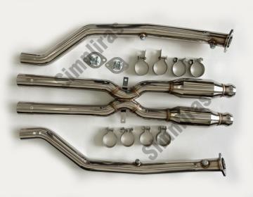 BMW E90 4.0L 08-13 63mm RACE Mid X-Pipe