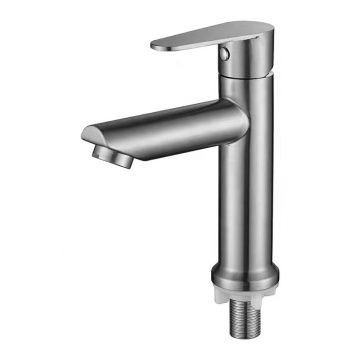 Stainless Steel Basin and Toilet Faucets - Tall & Short Options