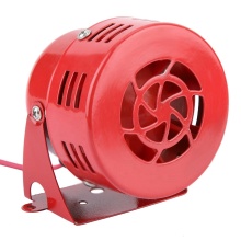 12V Mini 110dB Red Air Raid Siren Horn for Car and Truck