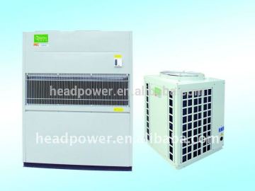 Electric heater duct split unit air conditioner chiller