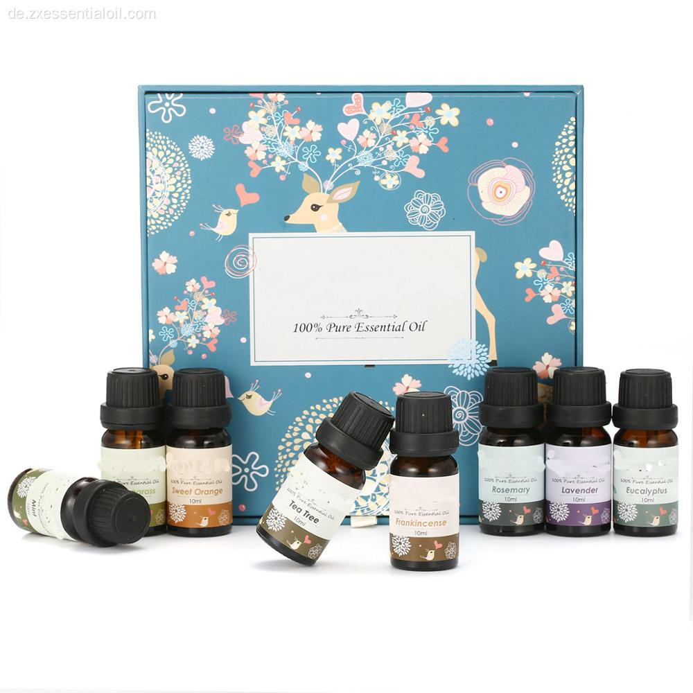 Top 8 100% Pure Therapeutic Grade Geschenkset mit ätherischen Ölen