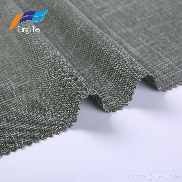 Tissu 100% gris de vêtement de tricot de textile à la maison de polyester