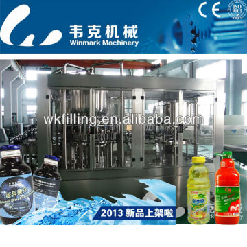Zhangjiagang PET bottle juice tea/carbonated drink pure water filling plant