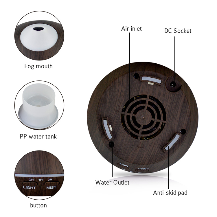 led diffuser humidifier