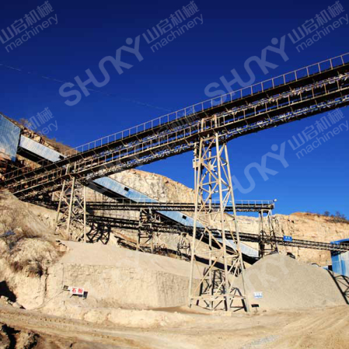 Durable Belt Conveyor for Stone and Sand Production Line