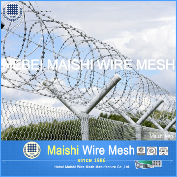 Military Galvanized Steel Razor Wire Rolls Wholesaler