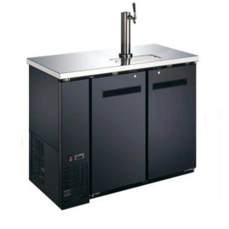 Single Door Black Cold Commerical Beer Dispenser