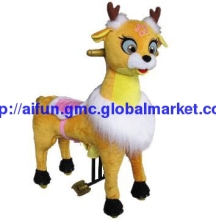 Spotted Deer Plush Ride on toy
