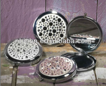 rhinestone cosmetic mirror