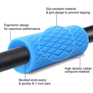 Thick Bar Grips Anti-Slip Rubber Bar Grips