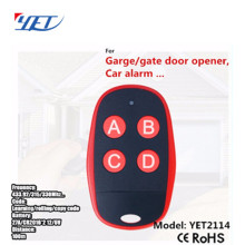 433.92mhz self learning 4-channel rolling code remote control transmitter with High Quality