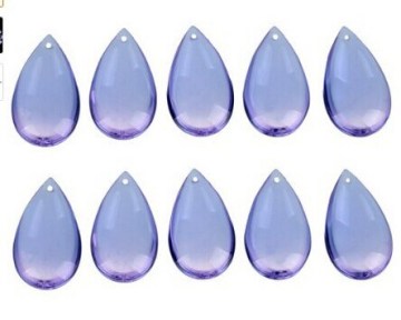 38-63mm crystal chandelier prism drop glass water drop beads for wedding decoration