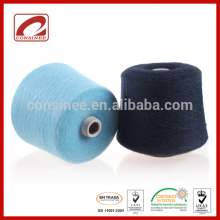 Containing 34%Kid Mohair 34%Wool Top Line fancy blended brushed yarn