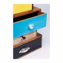 Corner Bedroom Antique Wooden Kids Bedside Drawers