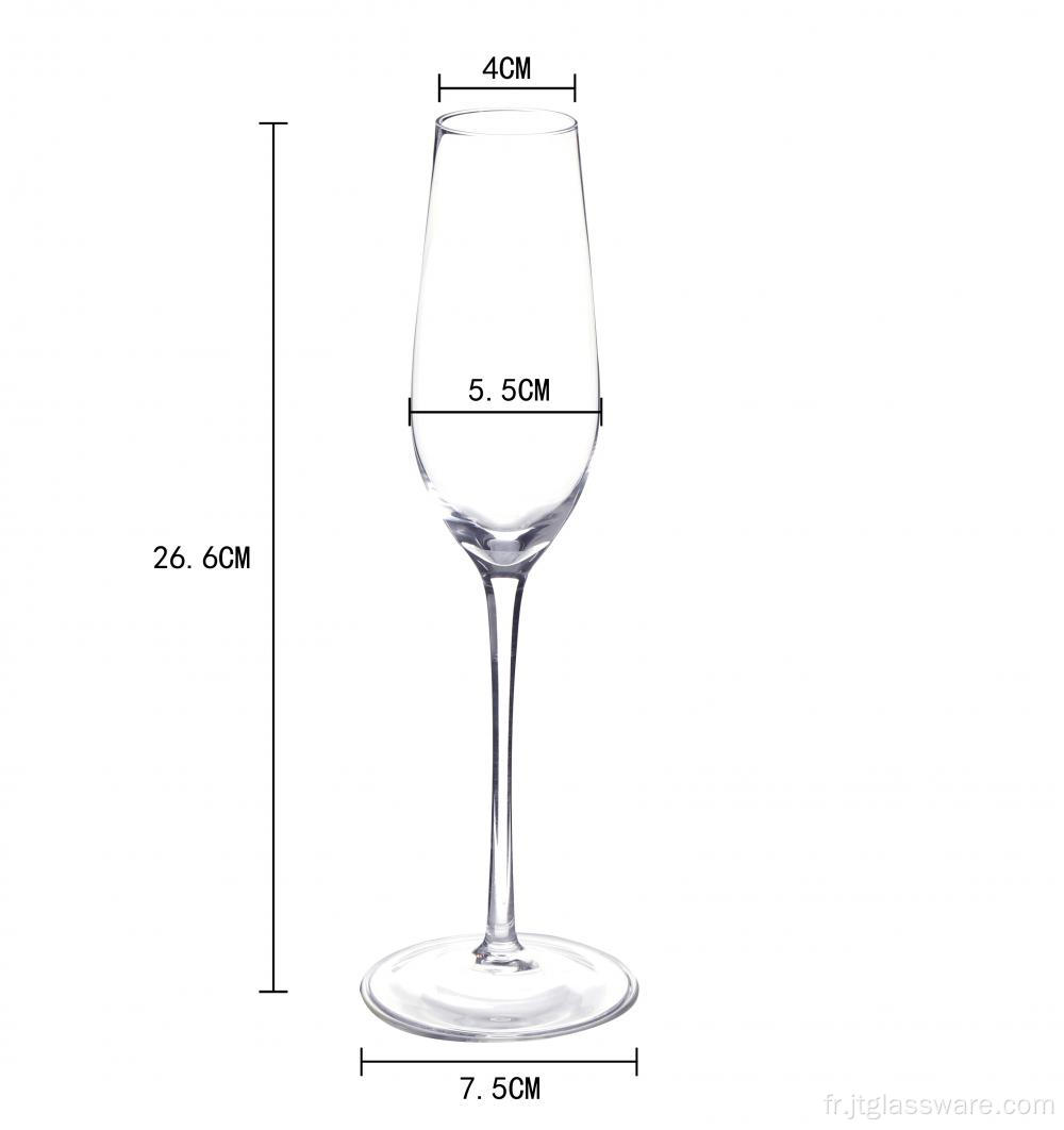 Utilisation de fête de boîte-cadeau en verre de champagne