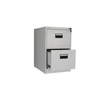Офисный металлический шкаф с 2 ящиками и вертикальным картотечным ящиком