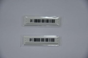 Mini Printing Barcode Labels For Jewelry Tag , 58khz Am Eas Soft Labels