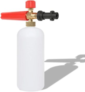 Adjustable Foam Cannon Snow Lance Nozzle Soap Compatible