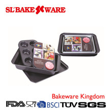 4 PCS Bakeware Set Carbon Steel Nonstick Bakeware (SL BAKEWARE)