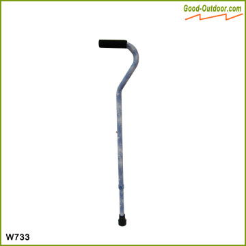 Printing Soft Handle Aluminum Adjustable Folding Cane Old Women